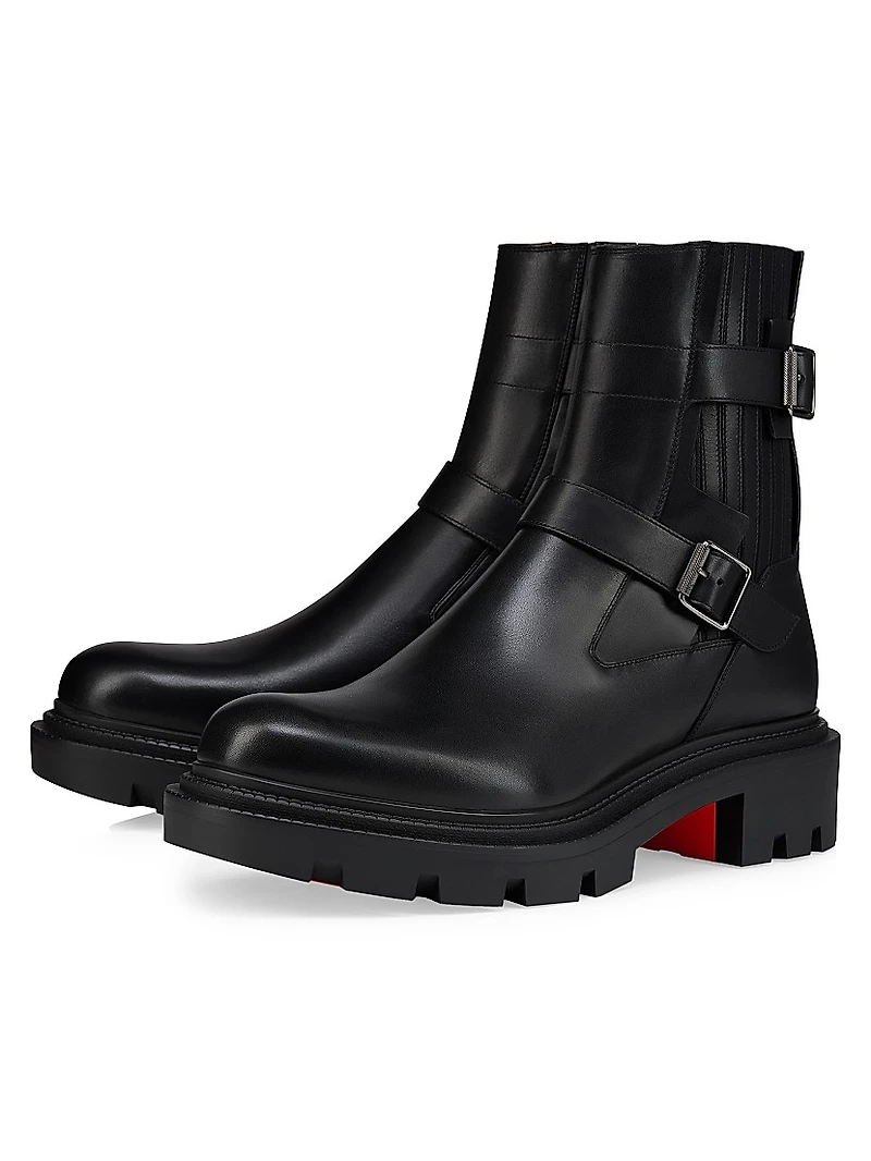 Oxybootie College Leather Chelsea Booties