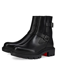 Oxybootie College Leather Chelsea Booties