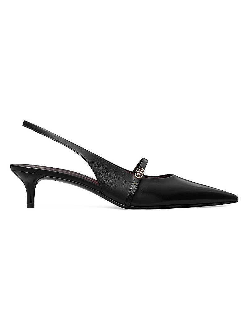 Double T 45MM Leather Buckle Mary Janes