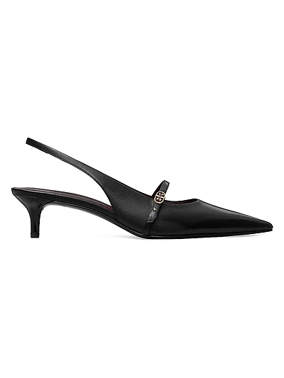 Double T 45MM Leather Buckle Mary Janes