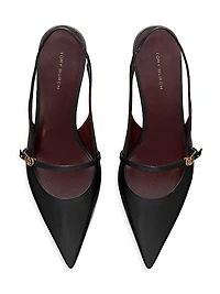 Double T 45MM Leather Buckle Mary Janes