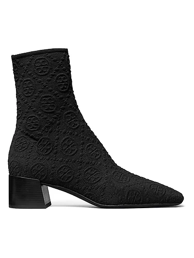 45MM Monogrammed Stretch Ankle Boots