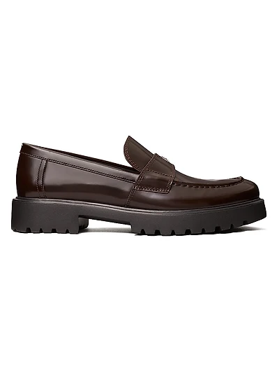 Classic Leather Lug-Sole Loafers