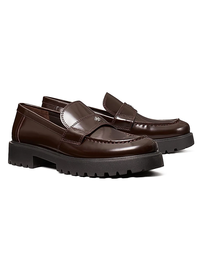 Classic Leather Lug-Sole Loafers