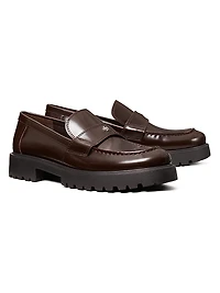 Classic Leather Lug-Sole Loafers
