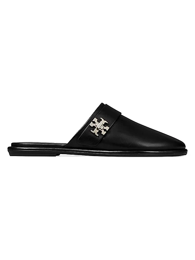 Turnlock Leather Mules