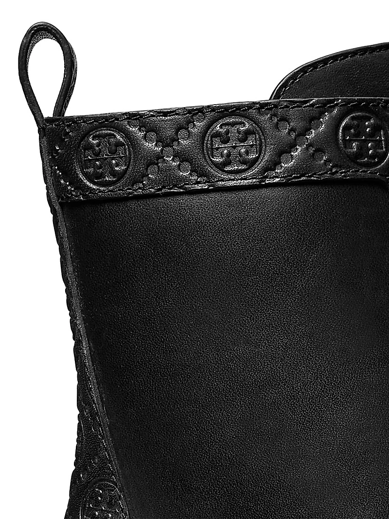 T Monogram 65MM Lug-Sole Ankle Boots