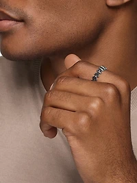 Armory Band Ring Sterling Silver