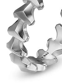 Armory Band Ring Sterling Silver, 6.2MM