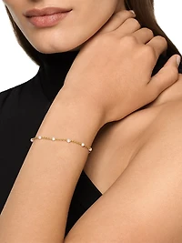 Pearl Classics Toggle Chain Bracelet 18K Yellow Gold, 4.5mm