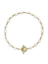 Pearl Classics Toggle Chain Bracelet 18K Yellow Gold, 4.5mm