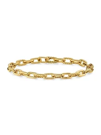 DY Madison Chain Bracelet 18K Yellow Gold, 6mm