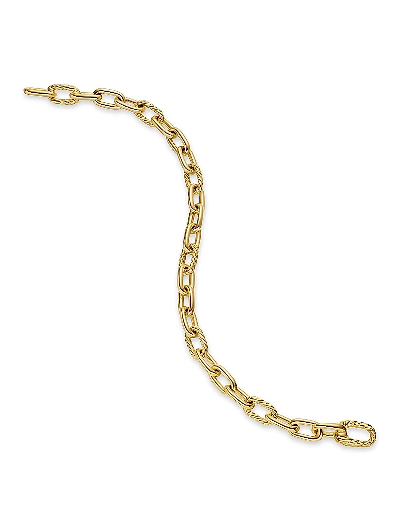 DY Madison Chain Bracelet 18K Yellow Gold, 6mm