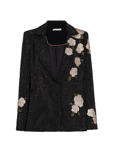 Macey Embellished Notch Lapel Blazer