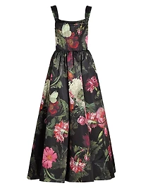 Guinevere Floral Bustier Gown