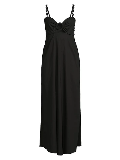 Kenny Cut-Out Cotton Maxi Dress