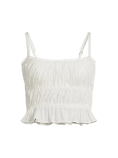 Amelia Ruffle Crop Top
