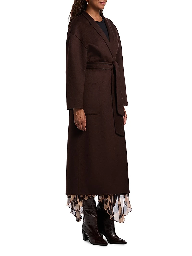 Kate Wrap Wool-Blend Coat