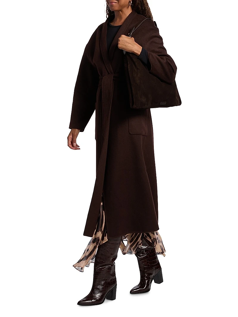 Kate Wrap Wool-Blend Coat