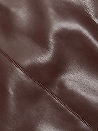 Lena Vegan Leather Minidress