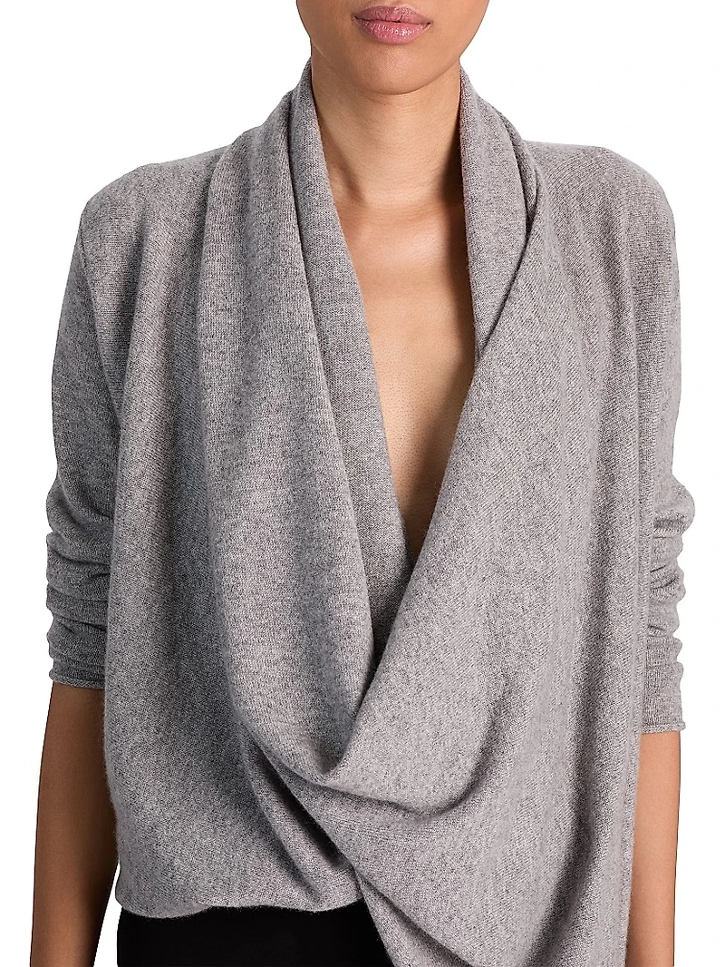 Jules Draped Cashmere Sweater