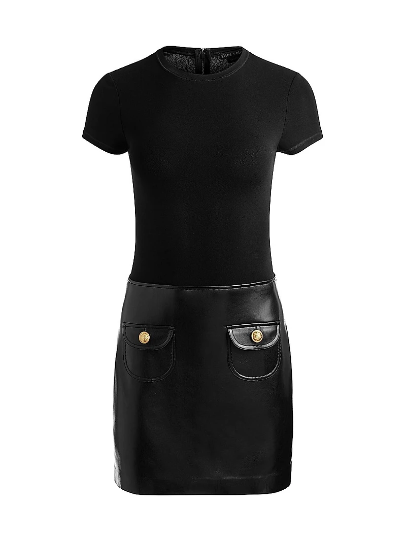 Sydney Mix Media Minidress