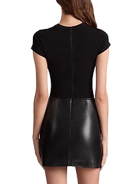 Sydney Mix Media Minidress