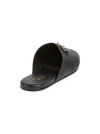 Lucy Leather Mule Loafers