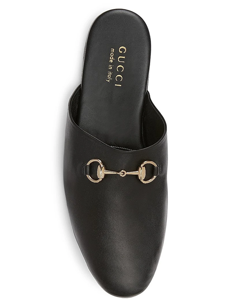 Lucy Leather Mule Loafers