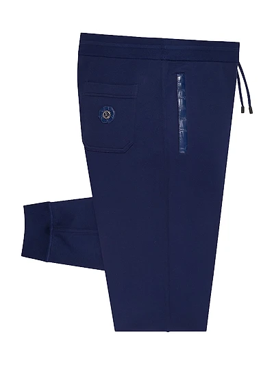 Silk and Cotton with Croc Jogging Trousers