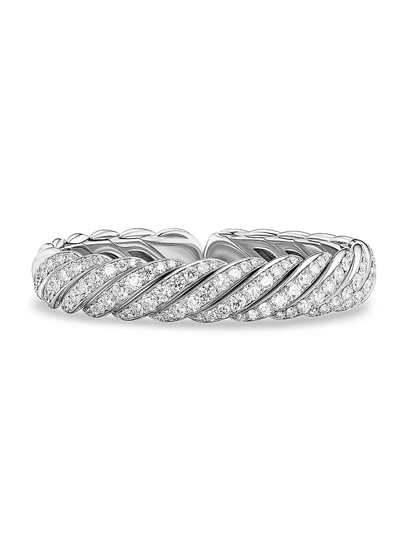 Sculpted Cable Flex Bracelet 18K