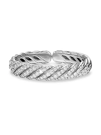 Sculpted Cable Flex Bracelet 18K