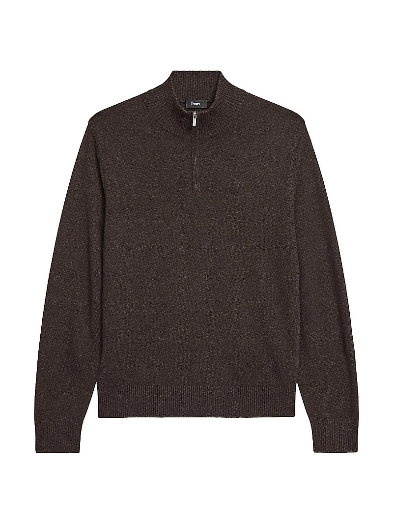 Hilles Cashmere Quarter-Zip Sweater