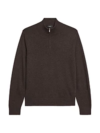 Hilles Cashmere Quarter-Zip Sweater