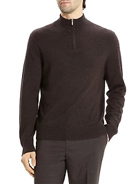 Hilles Cashmere Quarter-Zip Sweater
