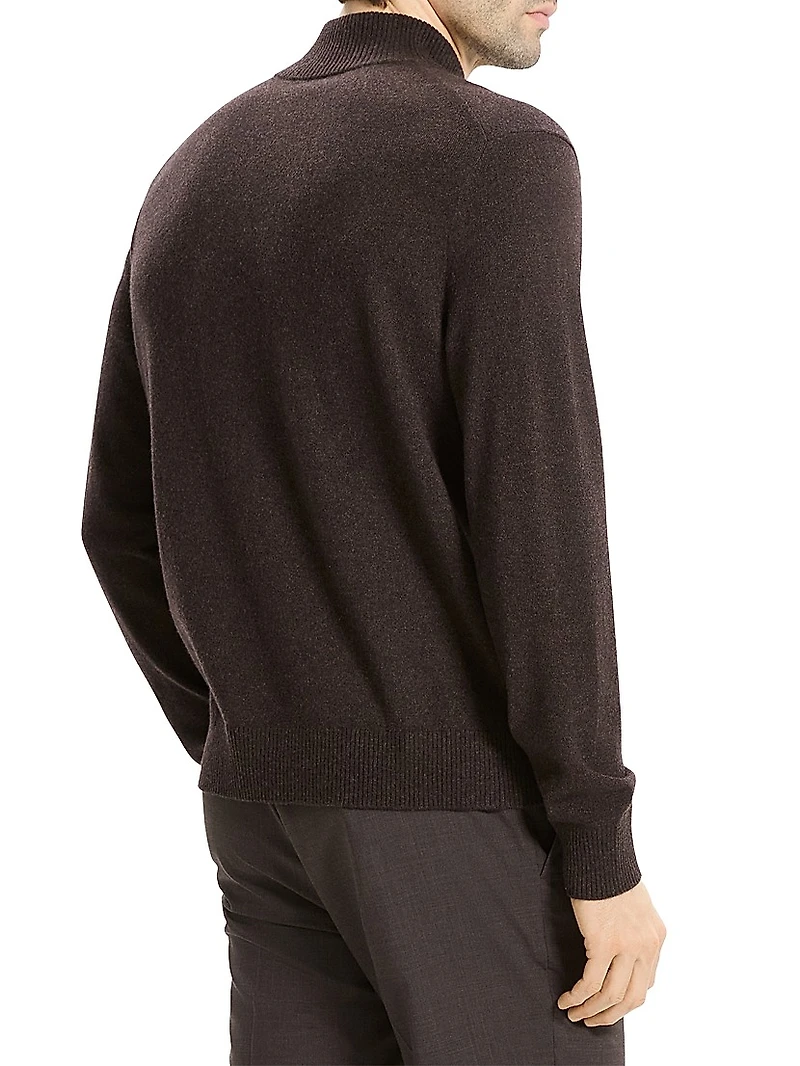 Hilles Cashmere Quarter-Zip Sweater