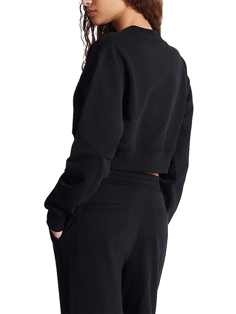 Logo Cropped Sweatshirt