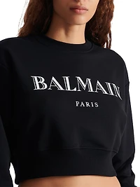 Logo Cropped Sweatshirt