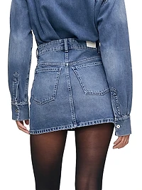Alma Mini Denim Skirt