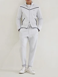 Cotton French Terry Double Cloth Hooded Sweatshirt