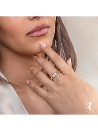 14K Yellow Gold & 0.20 TCW Diamond Ring