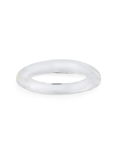 Liquid Lucite Bangle Bracelet
