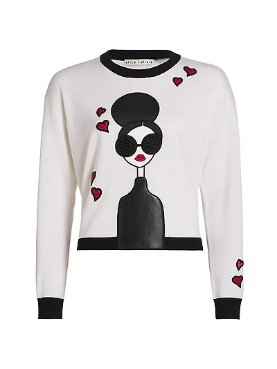 Gleeson Staceface Stretch Wool Sweater