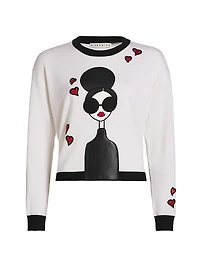 Gleeson Staceface Stretch Wool Sweater