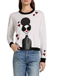 Gleeson Staceface Stretch Wool Sweater