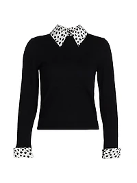 Porla Wool Collared Sweater