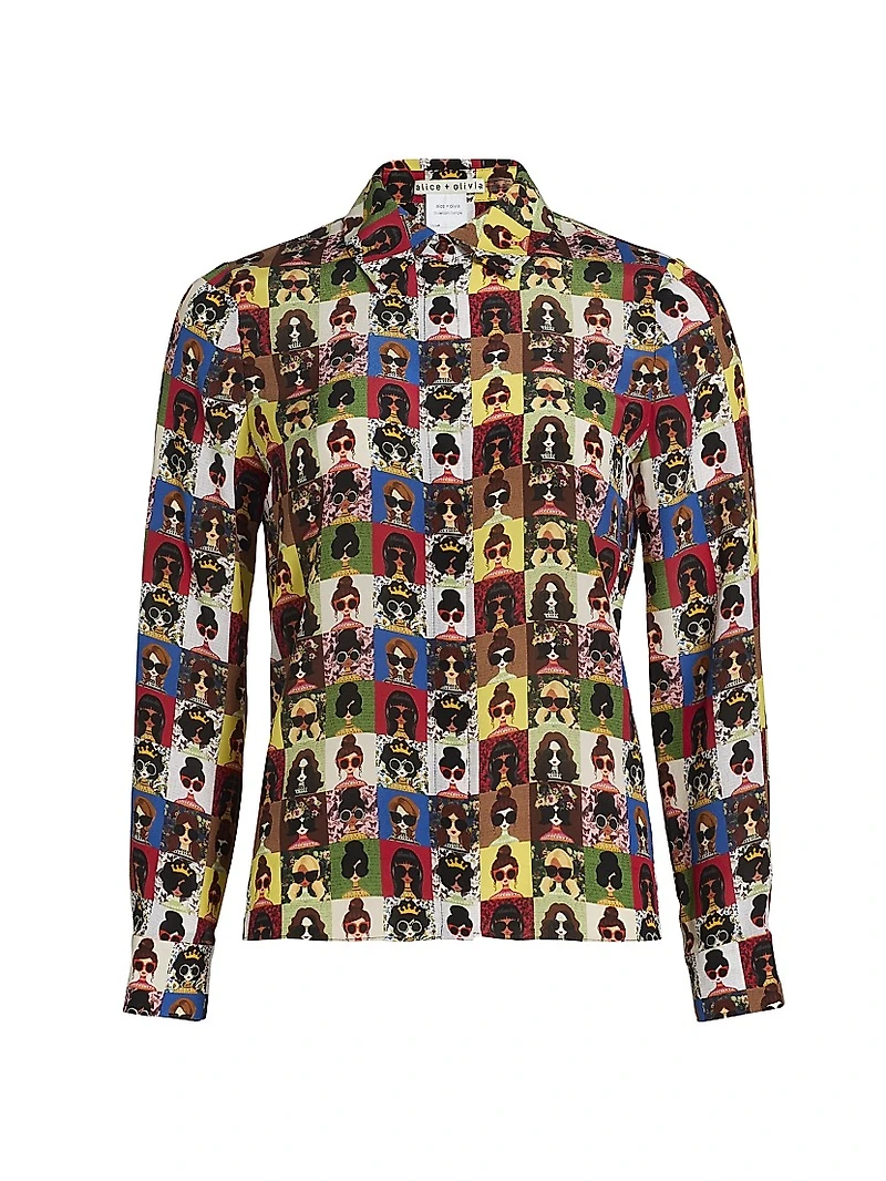 Willa Staceface Silk Shirt
