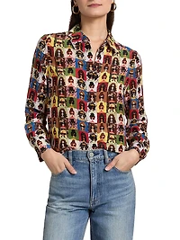 Willa Staceface Silk Shirt