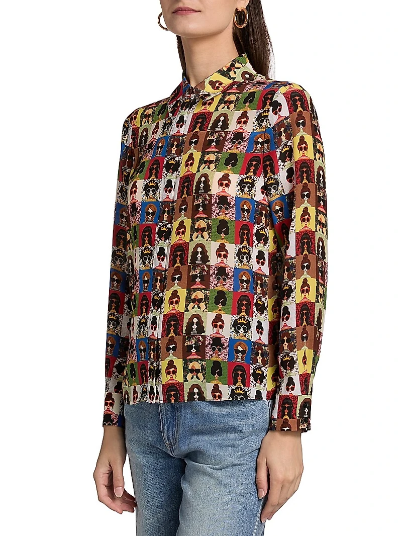 Willa Staceface Silk Shirt