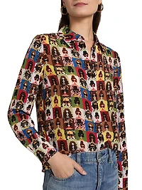 Willa Staceface Silk Shirt